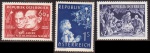 SELO: AUSTRIA – 1948/1954/1969 (TEMÁTICA: NATAL).  NOVO. 