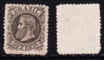 SELO: BRASIL  1882/1885 (IMPÉRIO) D. PEDRO II (CABEÇA GRANDE). RHM: 51. 10 RÉIS. NOVO. VL. CAT. 30 UF.