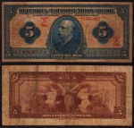 CÉDULA DE 5 MIL RÉIS 1942 R-100c  ESTIMATIVA R$ 160,