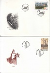 ENVELOPE – REPUBLICA TCHECA – 2005/2007. (TEMÁTICA: ARQUITETURA/URBANISMO). 6 FDC.