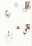ENVELOPE – REPUBLICA TCHECA – 2005/2006/2007. (TEMÁTICA: CIENCIA/AUSTRONAUTICA/ARQUITETURA/ARTE). 6 FDC.