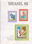 ALBUM: BRASIL (COLEÇÃO) – 1995. RHM: C-1933/C-1984 + REGULARES. MINT.