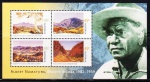 BLOCO: AUSTRALIA: 2002 (TEMÁTICA: PINTOR/PAISAGENS NATURAIS). MINT.