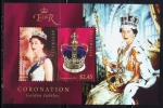 BLOCO: AUSTRALIA: 2003 (TEMÁTICA: JUBULEU DE COROAÇÃO/RAINHA ELISABETH II). MINT.