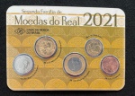 BLISTER SET DE MOEDAS DO ANO 2021 EMITIDA PELA CASA DA MOEDA ESCASSA