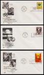 FDC: ONU  19623/1963/1964 (TEMÁTICA: CIENCIAS E TECNOLOGIAS).