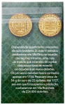Souvenir do 20.000 Reis - Dobrao de Ouro - D. João V - feita pelo Museu do Dinheiro / Banco de Portugal IMITA Moeda de Ouro de 1724 - Lacrado