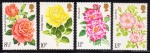 SELO: INGLATERRA: 1976 – TEMÁTICA: FLORA/ROSAS. MINT. SÉRIE COMPLETA.
