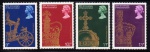 SELO: INGLATERRA: 1978 – TEMÁTICA: JUBILEU DE PRATA DA COROAÇÃO DA RAINHA ELISABETH II. MINT. SÉRIE COMPLETA.