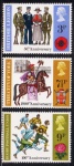 SELO: INGLATERRA: 1971 – TEMÁTICA: UNIFORMES. MINT. SÉRIE COMPLETA.