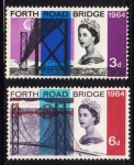 SELO: INGLATERRA: 1964 – TEMÁTICA: PONTES. MINT. SÉRIE COMPLETA.