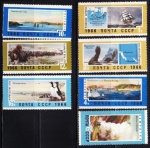 SELO: U.R.S.S.: 1966 – TEMÁTICA: EXPORAÇÃO DO ARTICO. NOVO. SÉRIE COMPLETA.