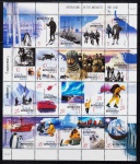 MINI-FOLHA: AUSTRALIA: 2001 (TEMÁTICA: ANTARTICA). MINT.