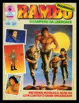 FIGURINHAS: 1988 – COLEÇÃO (RAMBO O CAMPEÃO DA LIBERDADE – 128 CROMOS). EDITORA ABRIL. COMPLETO.