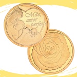 Medalha do Brasil - 2015 - Estojo com a Medalha MÃE AMOR PERFEITO - Bronze - 24.0 g - 40.0 mm - Emissão limitada - Estojo original completo e com certificado