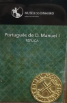 Réplica da Peça de Português de D. Manuel II - Emitida pelo Museu do Dinheiro de Portugal - Na Embalagem Original