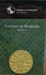 Réplica da Peça de Tremisse de Recaredo - Emitida pelo Museu do Dinheiro de Portugal - Na Embalagem Original