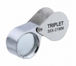 Lupa Joalheiro Relojoeiro Reparo Eletrônico Lente 30x-21mm