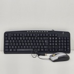 Teclado com Mouse, Marca do Teclado Neox, Mouse Sem Marca Aparente, Mouse Ligando, Teclado não testado o Funcionamento. Medidas do Maior: Altura: 1,5 cm, Largura: 14 cm, Comprimento: 43,5 cm, Peso Total: 630 g.