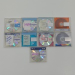 Lote com 9 Mini Disc, 4 da Marca Victor, 2 da Marca TDK E 3 Sem marca aparente, Não testado o funcionamento de Nenhum. Medidas de Um: Altura: 7 cm, Largura: 1,5 cm, Comprimento: 7,5 cm, Peso Total: 300 g.