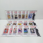 Lote com 18 Revistas Charlie Chaplin. Medidas do Lote: Altura: 2 cm, Largura: 23 cm, Comprimento: 28,5 cm, Peso Total: 1160 g.