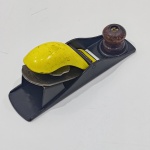 Antiga Ferramenta, Plaina Manual, Marca Stanley, Com Desgastes pelo Uso. Medidas: Altura: 6 cm, Largura: 4 cm, Comprimento: 17,5 cm, Peso: 490 g.