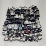 Lote com 60 Sucatas de Carretilha, Marcas e Tamanhos Diversos,. Medidas do Lote:, Peso Total: 1650 g.