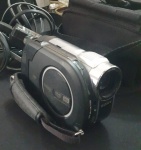 Câmera filmadora sony mini dvd com bolsa protetora. - Nao testada