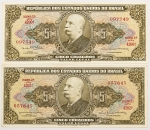 Numismática, BRASIL. Duas Cédulas C-074