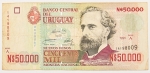 Numismática, URUGUAY. Uma Cédula 50000 Nuevos Pesos