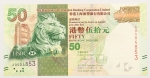 Numismática, HONG KONG. Uma Cédula P-213 50 Dollars 2010 Flor de Estampa
