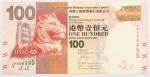 Numismática, HONG KONG. Uma Cédula P-214 100 Dollars 2010 Flor de Estampa