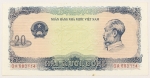 Numismática, VIETNAM. Uma Cédula P-83 20 Dong 1976 Flor de Estampa