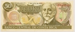 Numismática, COSTA RICA. Uma Cédula P-257 50 Colones 1988