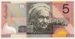 Numismática, AUSTRALIA. Uma Cédula 5 Dollars Polímero Flor de Estampa