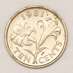 Numismática, INTERNACIONAL. 1 Moeda Estrangeira BERMUDA