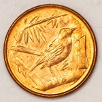 Numismática, INTERNACIONAL. 1 Moeda Estrangeira CAYMAN