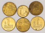 Numismática, INTERNACIONAL. 6 Moedas Estrangeiras URUGUAY