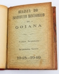 Publicações (2): `Revista do Instituto Histórico de Goiana`, Tomo primeiro Segunda Série, e Tomo Segundo Segunda Série. Goiana: Tip. Violeta, 1947/1949; 111p. e 71p. Enc. Juntos, conservando as capas.
