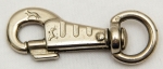 Chaveiro antigo anos 80, Mosquetão E-Metal maciço, 55 gramas.