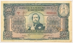 Numismática, Paraguai. 500 Guaranis, P. 190B, MBC.