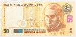 Numismática, Peru. 50 Nuevos Soles, P. 180 Fe..