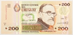 Numismática, Uruguai. 200 Pesos, P. 89, Fe.