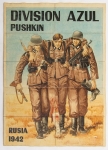 Espanha. Guerra Civil/II Guerra. 21x29cm. Picotado. Servindo como propaganda, divulgação, convocação. etc. Quando destacado como cupom de racionamento. **Item não promove ou glorifica violência ou intolerância racial. Está à venda apenas para fins de preservação da memória histórica. A Organização do leilão não faz apologia a quaisquer movimentos políticos ou ideológicos, e repudia qualquer ideologia de cunho racista.