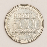 Numismática - Moeda 5000 Cruzeitros - 200 anos Tiradentes - Liberdade e Cidadania - 1792 - 1992