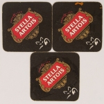 Colecionismo - Três iguais - Antigas Bolachas do Restaurante Japônes - Manekineko - Cerveja STELLA ARTOIS