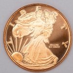 Numismática, USA. Onça de Cobre.