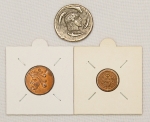 Numismática. 3 Peças. Curiosidades Numismáticas. Variadas.
