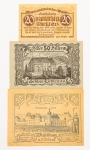 Numismática, Áustria. NOTGELD. 3 Peças. Aconselhamos análise apurada. Não descartamos a possibilidade de peças raras. Foram agrupadas aleatoriamente.