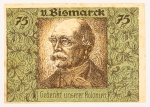 Numismática, África Alemã. NOTGELD. Oportunidade para completar sua coleção. Peça já centenária. BISMARCK.